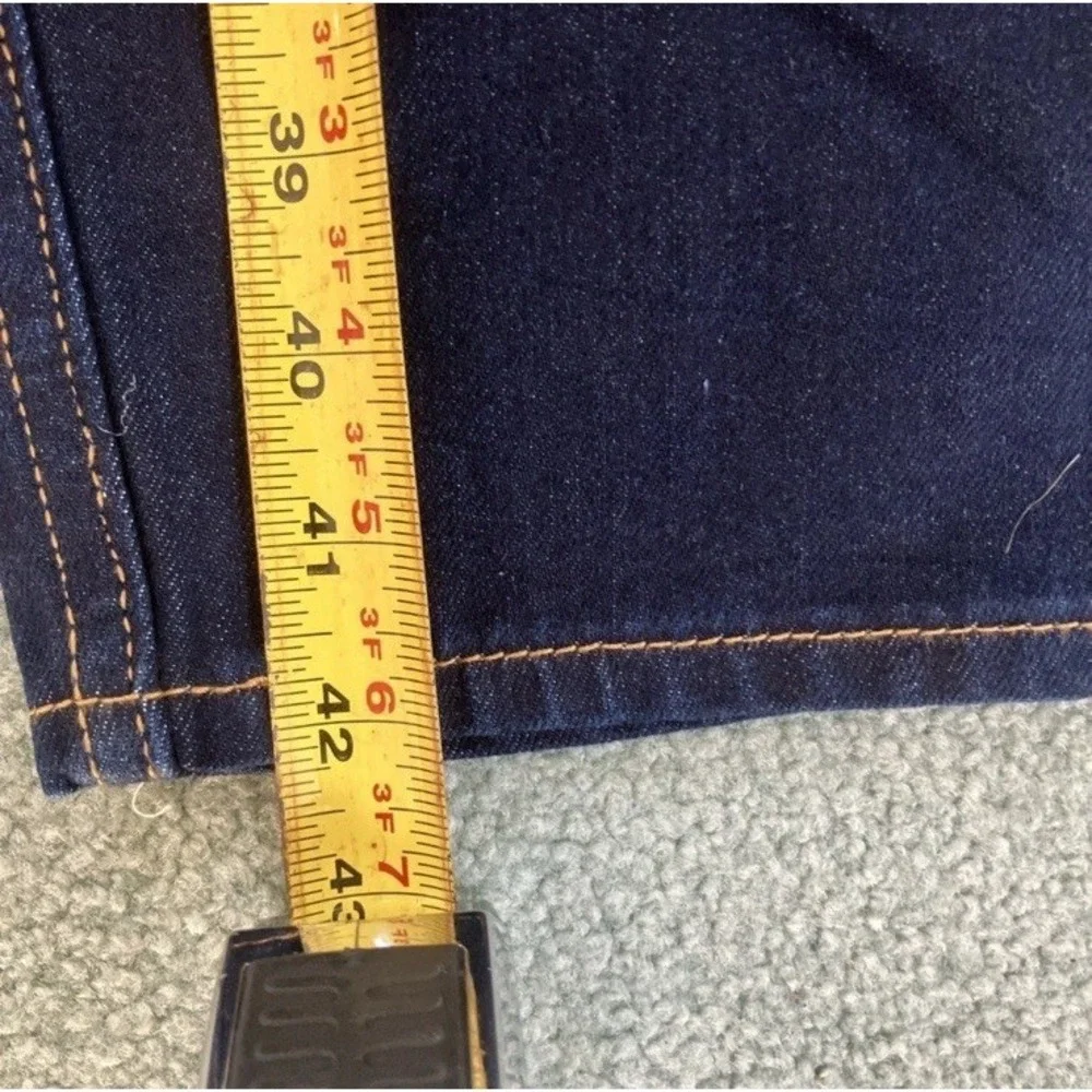 Levi 512 Slim Taper Jeans Mens 34X32 Blue Dark Wash Stretch Flex